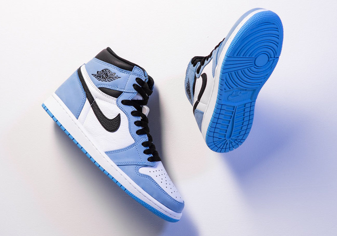 Jordan 1 Retro High White University Blue Black