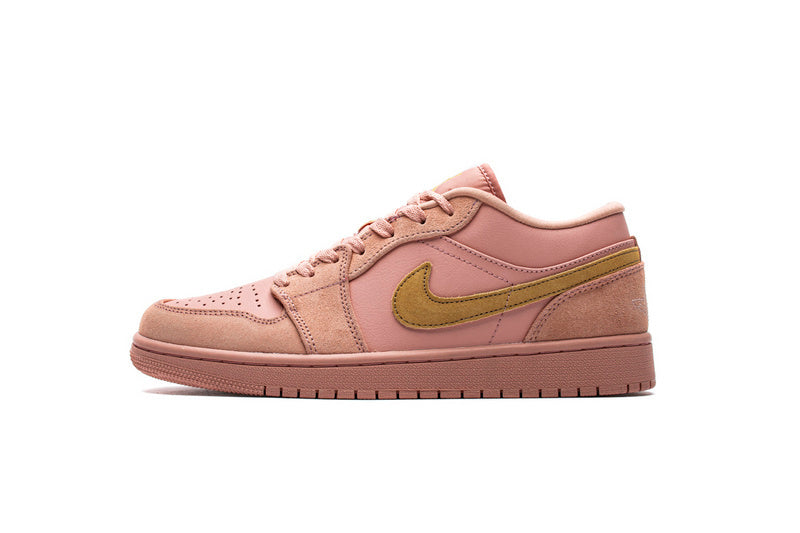 Air Jordan 1 Low "Coral Stardust" Pink Gold