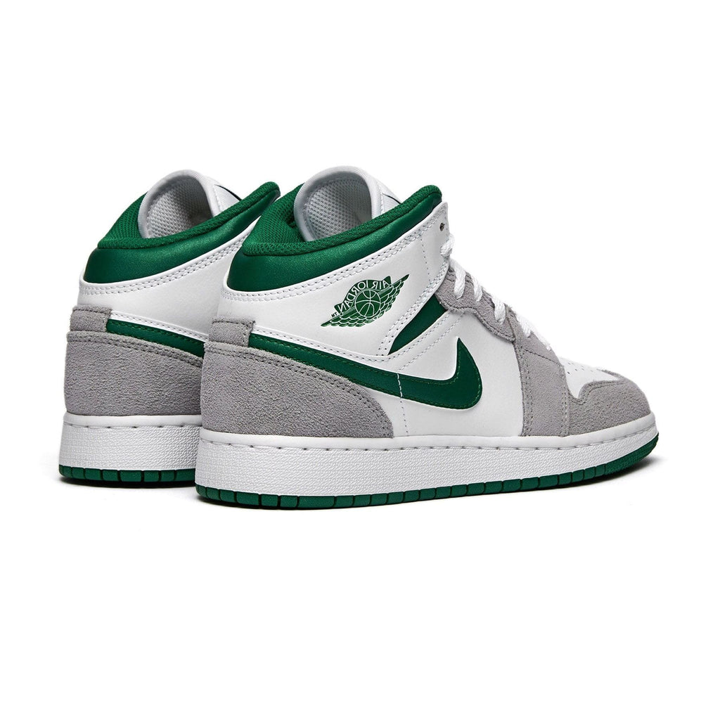 Men's Air Jordan 1 Mid SE Grey Pine Green